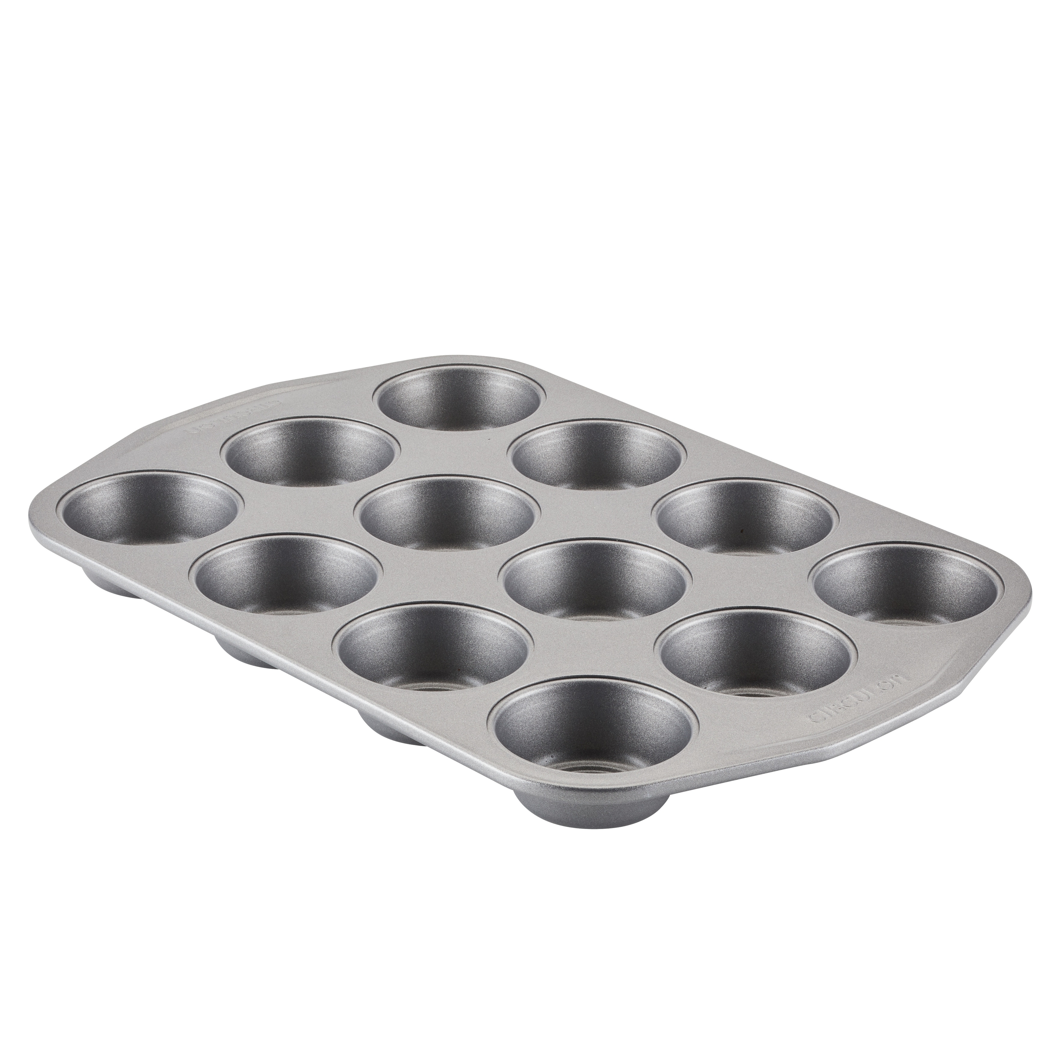 Circulon Bakeware Nonstick Muffin Pan, 12-Cup, Gray - Bed Bath