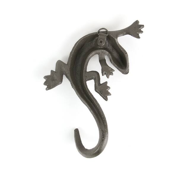 Shop Set Of 3 Rustic Cast Iron Lizard Decorative Wall Hanging Tail