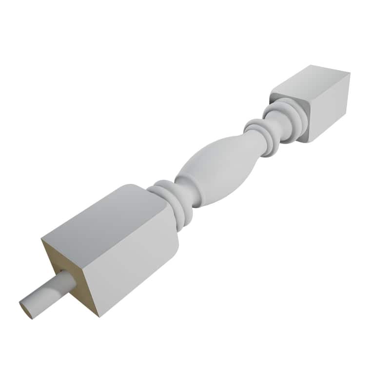 Endurathane 500 Series Winford Baluster, Factory Primed Polyurethane