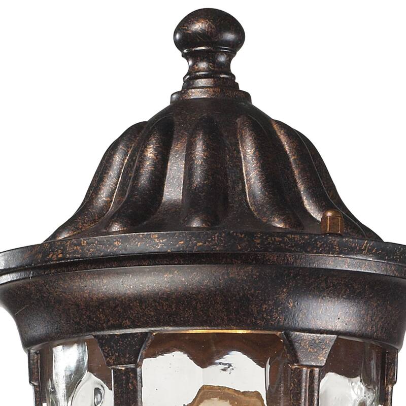Elk Home Glendale Regal Bronze With Water Glass 1 Light Wall Sconce