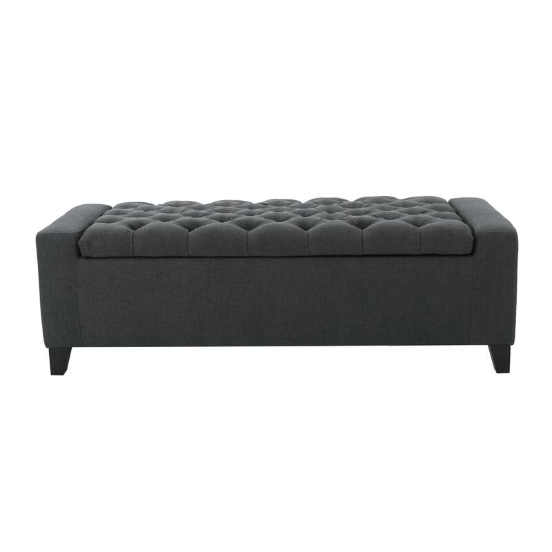 Hikaru Fabric Storage Ottoman by Christopher Knight Home