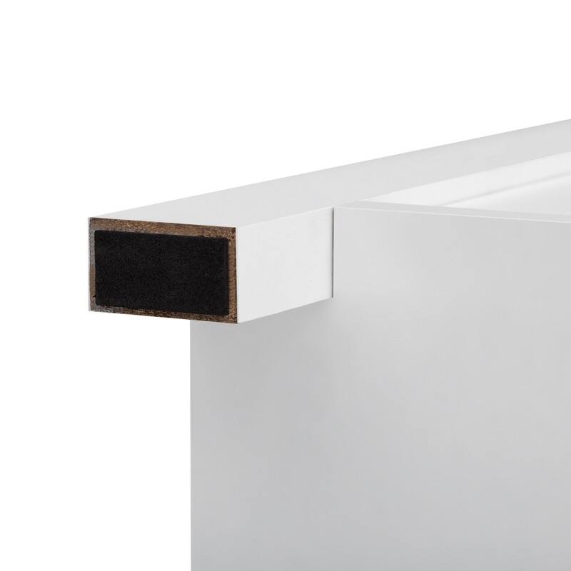 Farmhouse 59.3" Sideboard Buffet with Sliding Barn Doors and Open Storage for Living or Dining Spaces