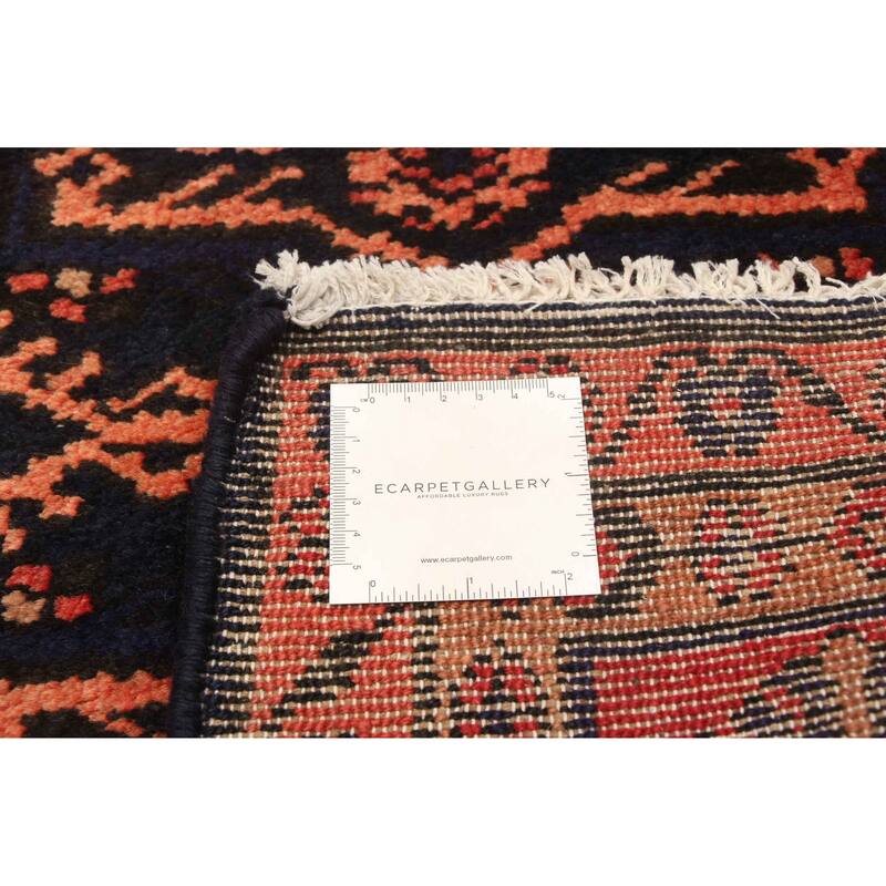 ECARPETGALLERY Hand-knotted Andelz Navy Wool Rug - 3'3 x 10'0