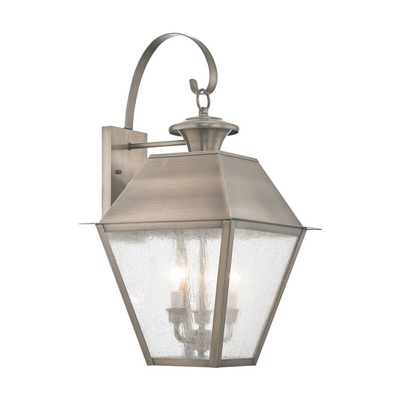 Livex Lighting Mansfield 2 Light 22" High Outdoor Wall Sconce