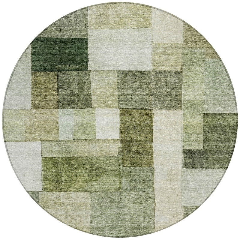 HomeRoots Geometric Transitional Rectangle Outdoor Rug