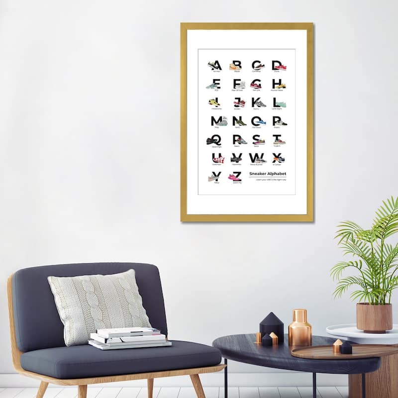 iCanvas "Sneaker Alphabet" by avesix