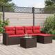 Option Brown and red with table
