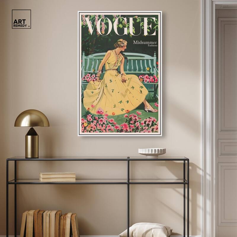 Midsummer Fashion Cover Canvas by Art Remedy
