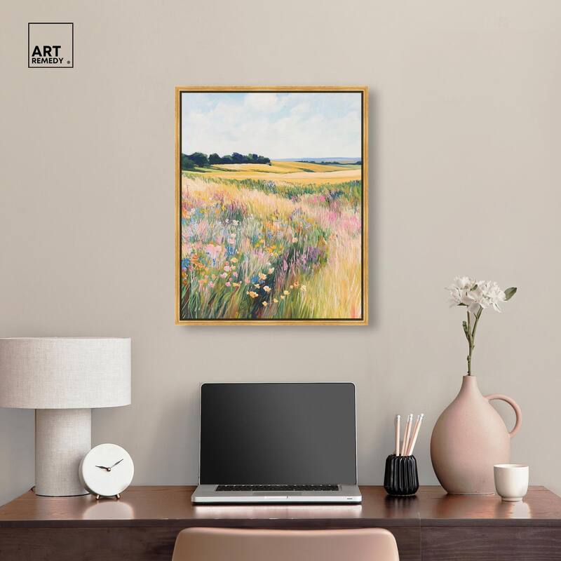 Open Field II Canvas by Art Remedy