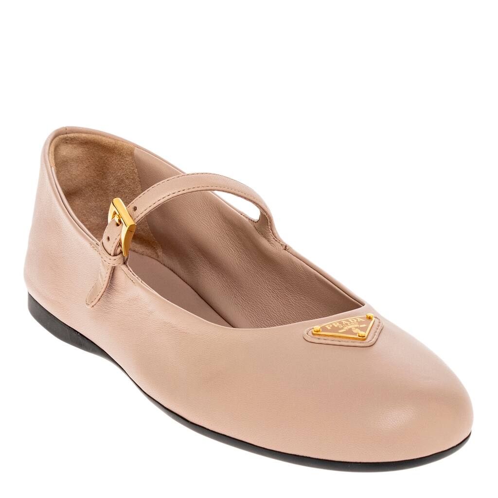 Prada Nappa Leather Ballerinas