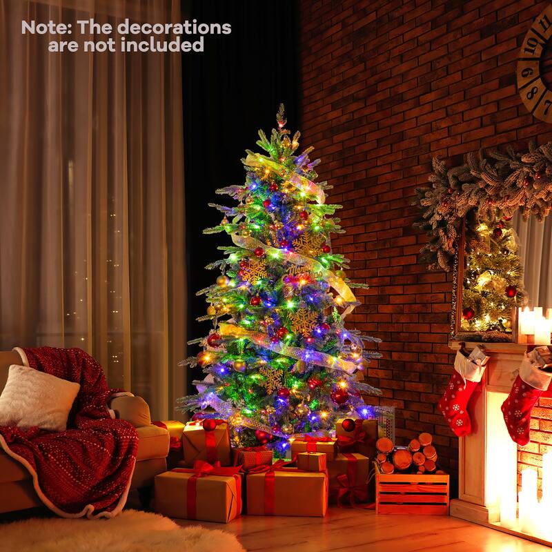 Gymax 6/7.5/9 FT Christmas Tree w/714/1162/1770 Branch Tips