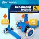 preview thumbnail 33 of 60, Outdoor Cruiser 3-Wheel Kids Scooter – with Lean-to-Steer Technology, Led Lighted Wheel, Girls Ages 3-8, Blue and Red