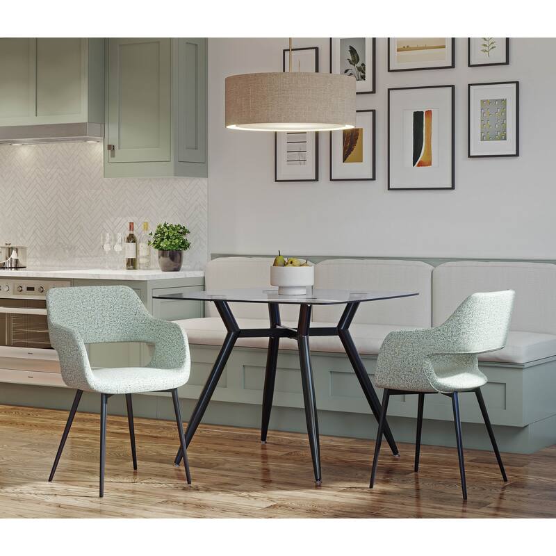Carson Carrington Vallen Mid-Century Modern Chair (Set of 2)
