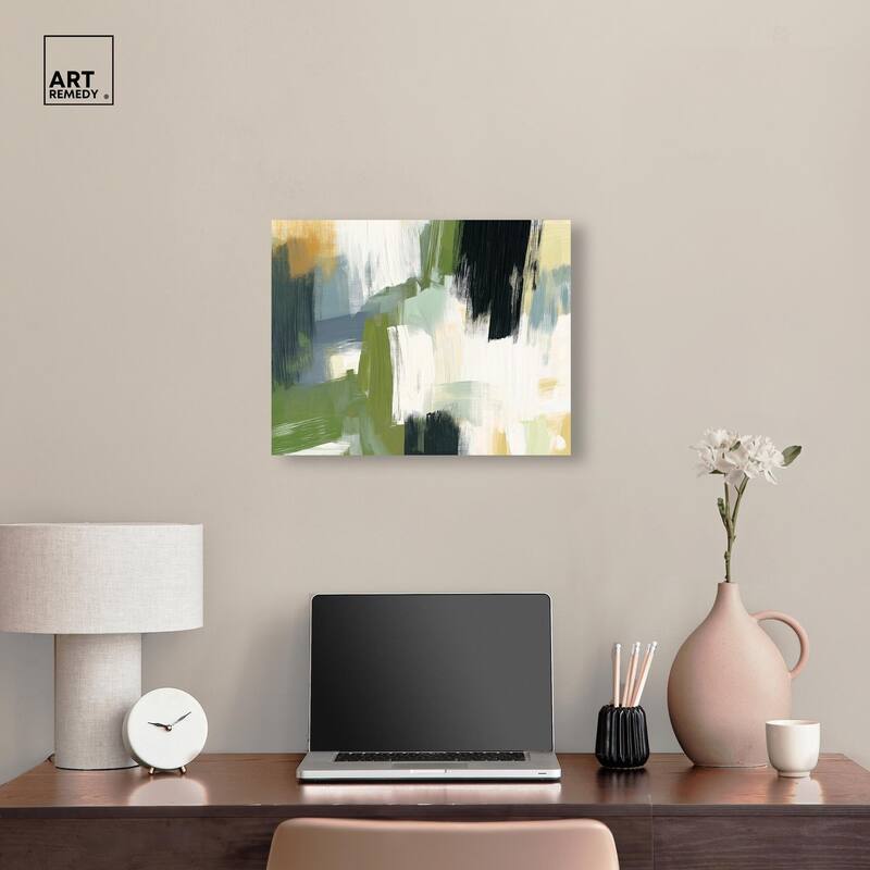 Moss Layers I Canvas by Art Remedy, Gallery Wrapped