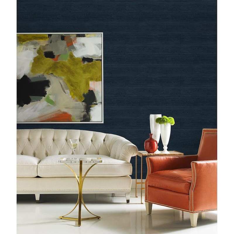 Luxe Haven Rustic Shiplap Peel and Stick Wallpaper