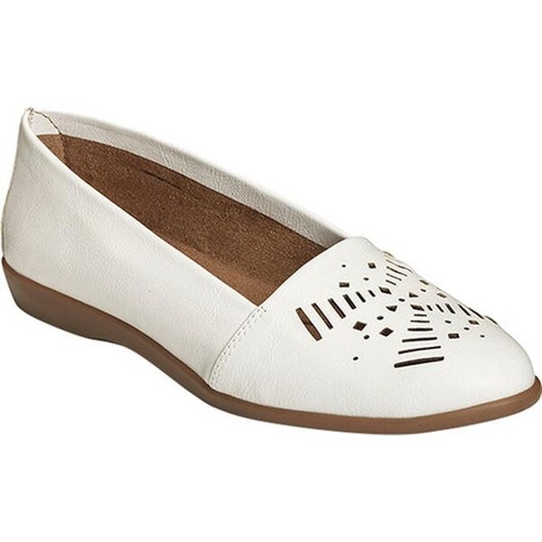 Shop A2 by Aerosoles Women's Trend Right Loafer White Faux ...