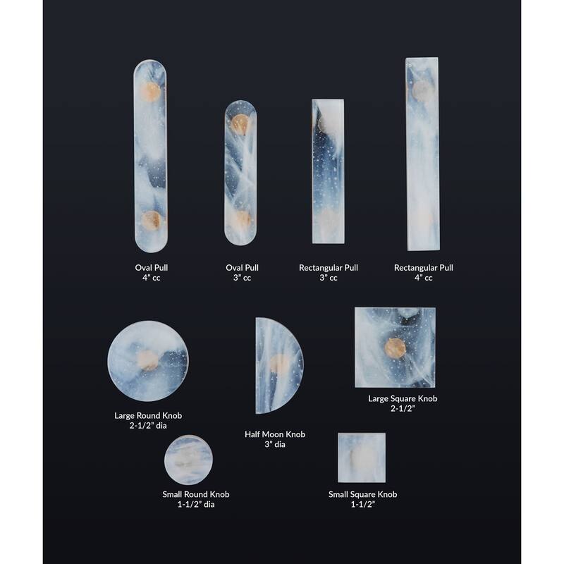 Schaub and Company 211060-TW Fused Glass 3" Center to Center Artisan