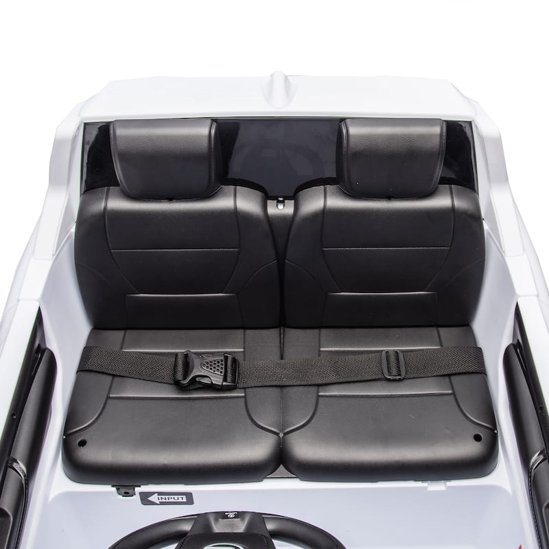 Kids Ride On Car Ride on Jeep Off-Road Car White Battery Powered Electric Car