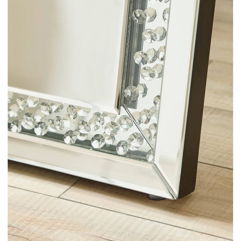 Sparkle 63 in. Contemporary Standing Full length Mirror in Clear
