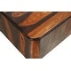 preview thumbnail 4 of 10, Jordan Solid Sheesham Wood Block Coffee Table with Platform Base