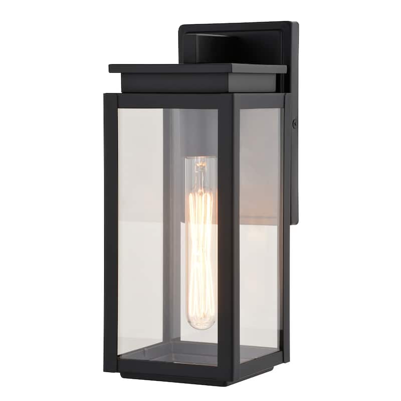 Vaxcel Lighting T0776 Uptown 13" Tall Outdoor Wall Sconce - Matte Black