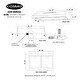 preview thumbnail 9 of 8, Cosmo 30 in. Ducted Under Cabinet Range Hood with 3-Speed Fan, Push Buttons - 30 in.