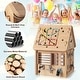preview thumbnail 10 of 8, Multi-purpose Busy House with Sensory Games and Interior Storage Space - 12 " x 12" x 16.5"