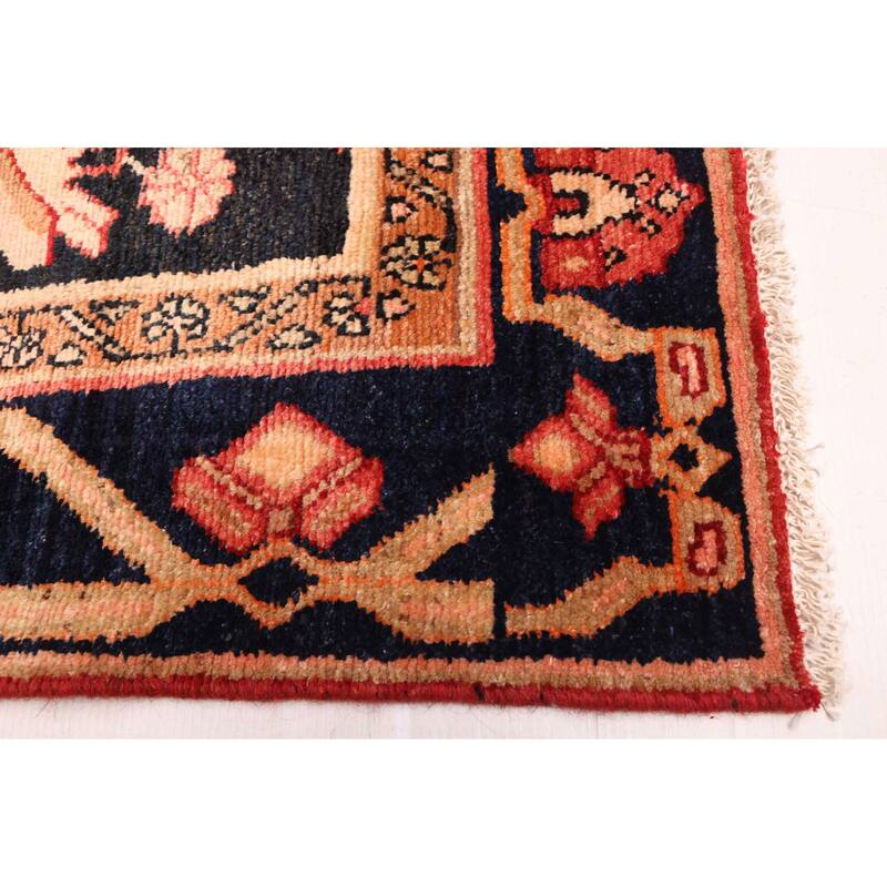 ECARPETGALLERY Hand-knotted Konya Anatolian Black Wool Rug - 4'7 x 9'2