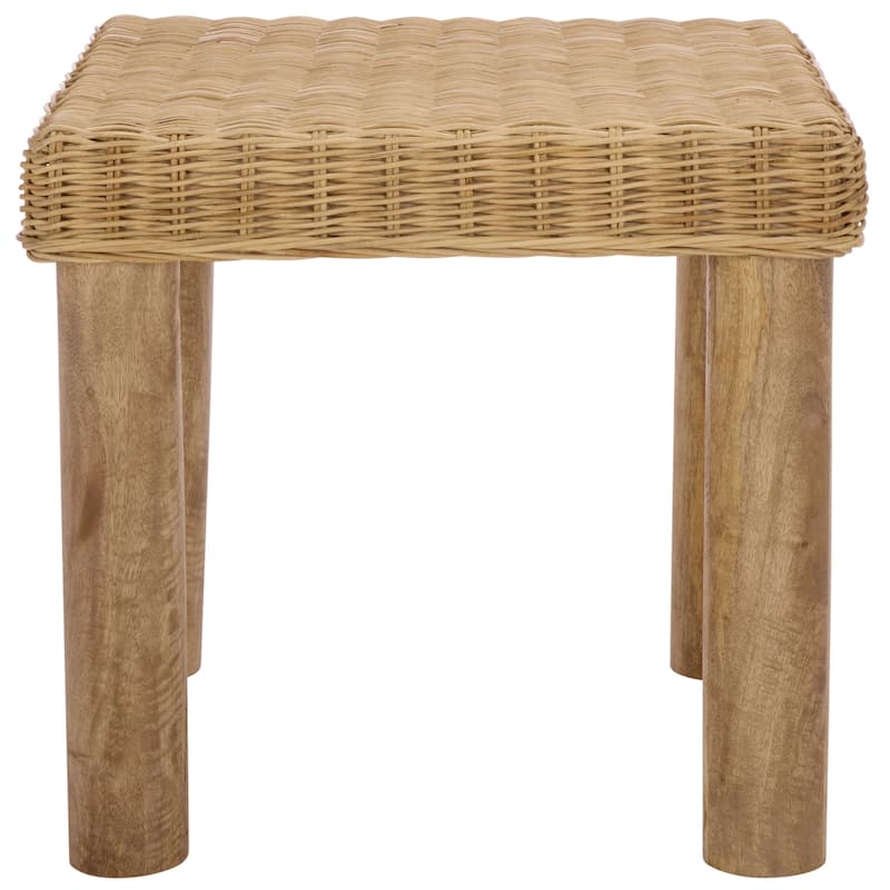 SAFAVIEH Home Shazza Weaved Accent Table - 21"W x 21"D x 20"H