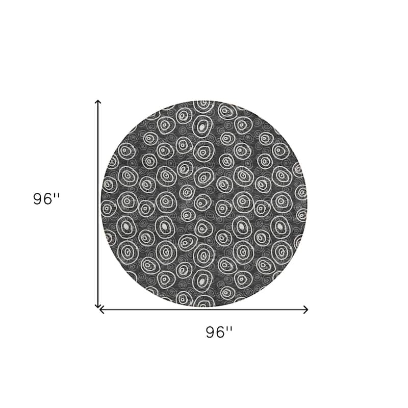 HomeRoots Geometric Transitional Rectangle Outdoor Rug