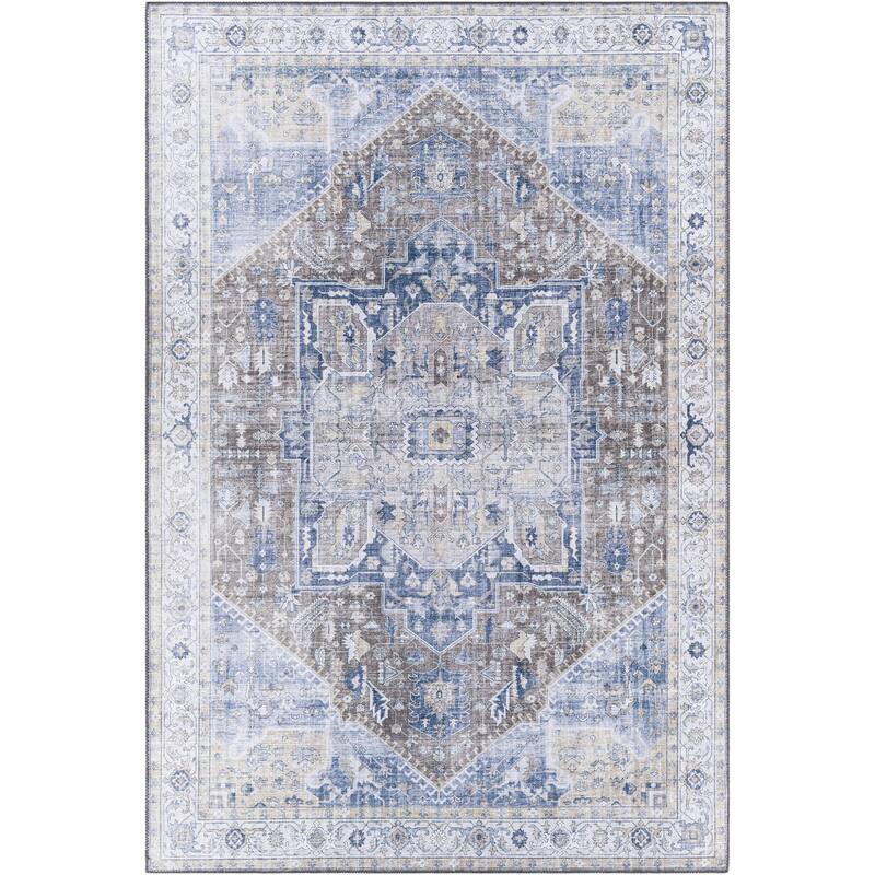 Livabliss Mitika Vintage Medallion Area Rug