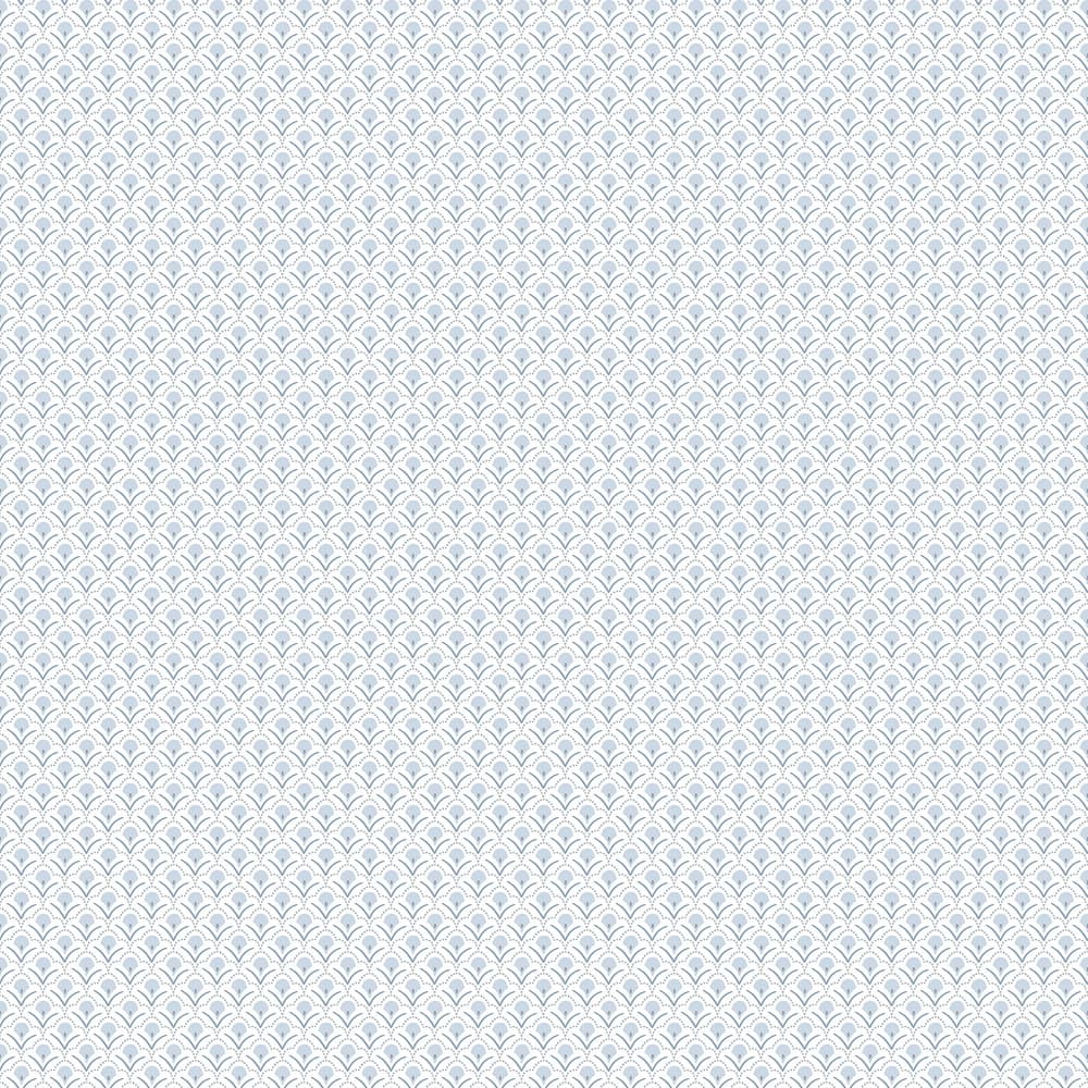 Galerie Wallcoverings Secret Garden Geometric Floral Scallop Non-woven Matte Wallpaper Roll