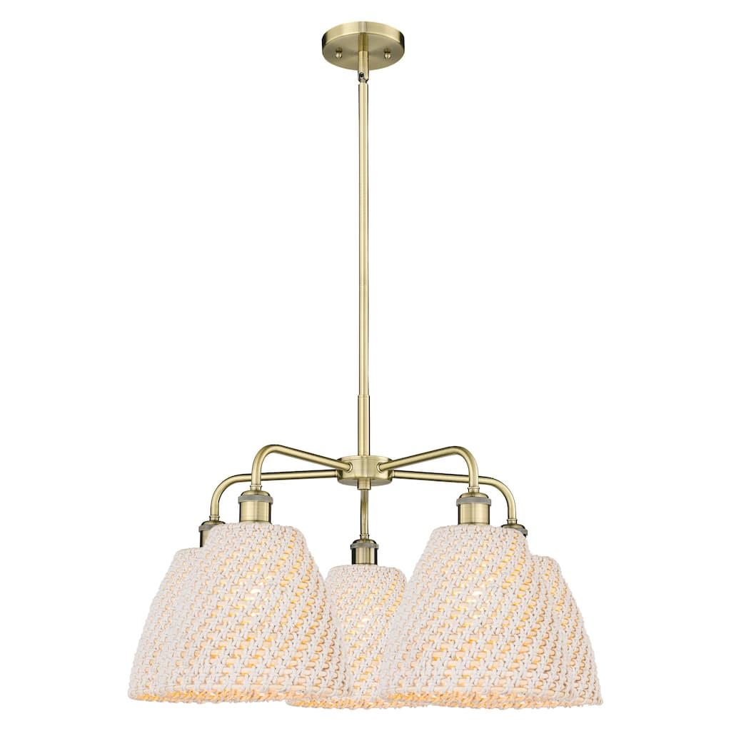 Innovations Lighting Endless Possibilities Ballston - Bristol Natural - 5 Light 28" Stem Hung Chandelier