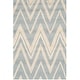preview thumbnail 59 of 122, SAFAVIEH Handmade Cambridge Tinnie Modern Moroccan Wool Rug 2' x 3' - Blue/Ivory - Rectangle
