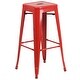 preview thumbnail 7 of 42, Backless Metal Indoor/Outdoor Square Barstool (Set of 4)