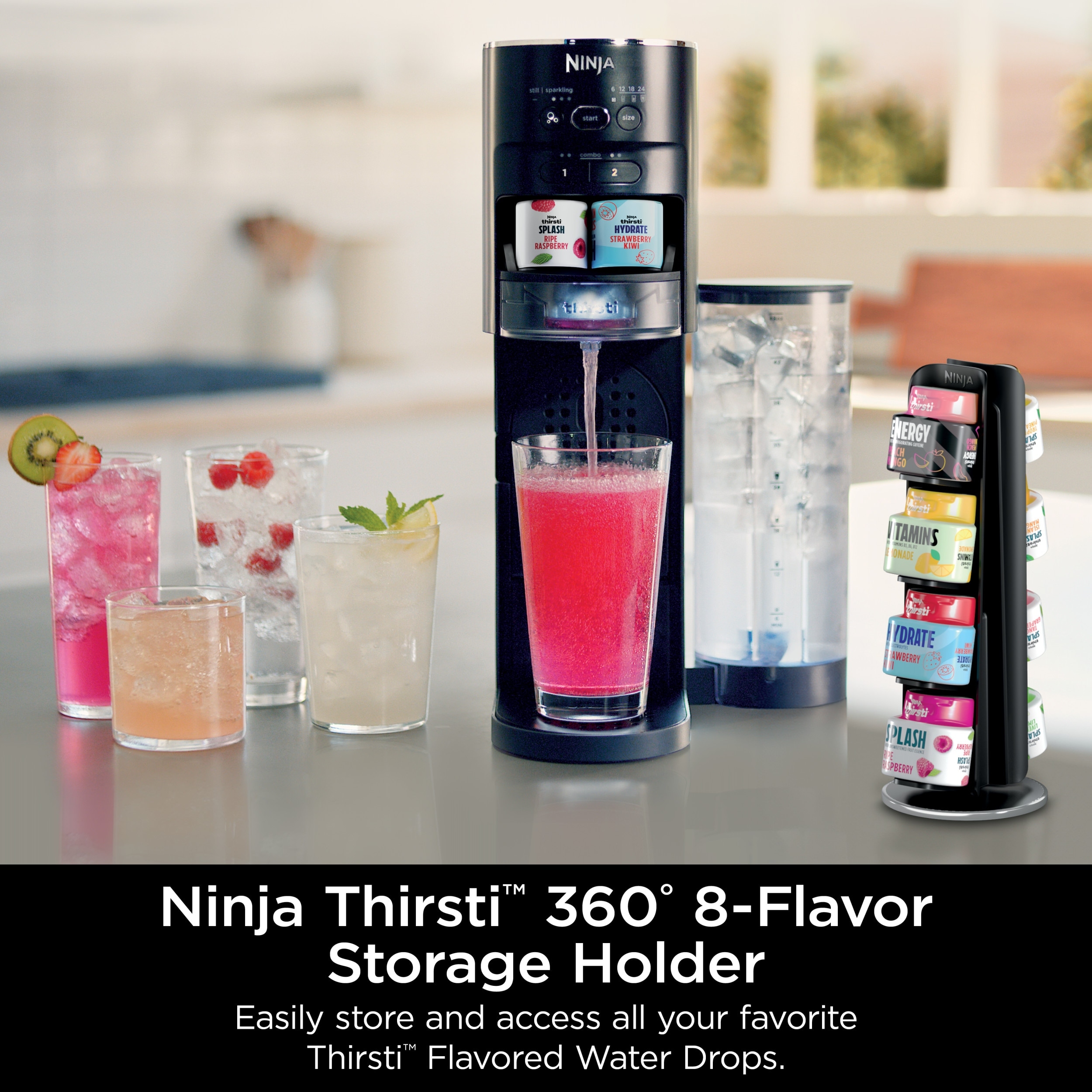 Ninja Thirsti 360-Degree 8-Flavor Storage Holder - Bed Bath