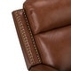 preview thumbnail 35 of 49, Kunibert Multifunctional Genuine Leather Nursery Chair with Metal Swivel Base Set of 2 by HULALA HOME