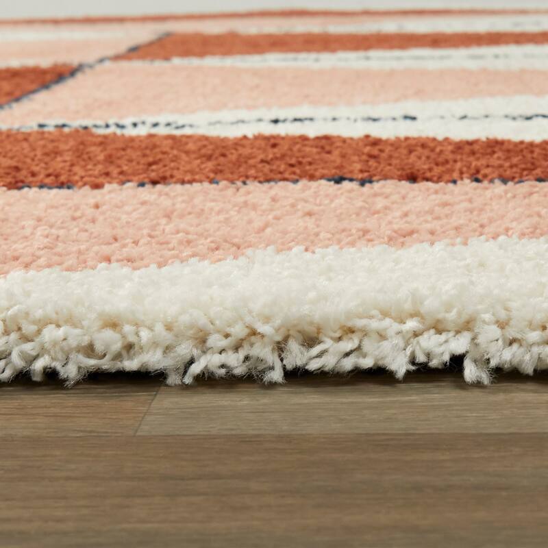 Balta Levine Modern Geometric Shag Area Rug