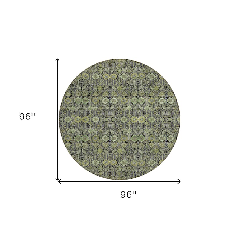Alrimo Lush Floral Weather Resistant Classic Meets Modern Outdoor Rug