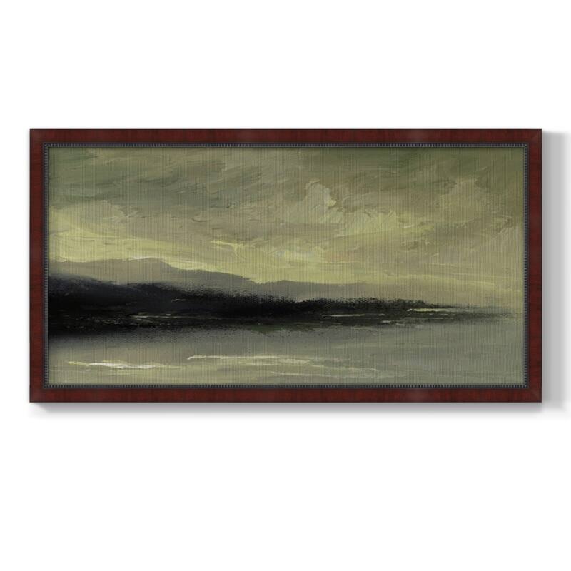 Coastal Dawn Premium Framed Canvas- Ready to Hang