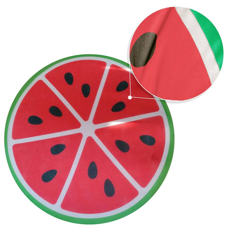 COMFY FLOATS Mesh Self-Expanding Memory Foam Roll Up Float Lounger, Watermelon - 5