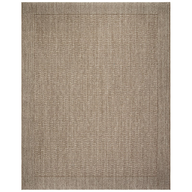 SAFAVIEH, Palm Beach Zettie Modern Sisal Rug - 8' x 10' - Silver