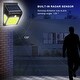 4Pcs 60 LED Solar Lamp Warm White Outdoor Garden Yard Waterproof PIR Motion Sensor Night Light Waterproof Outdoor Path Security - Image 7