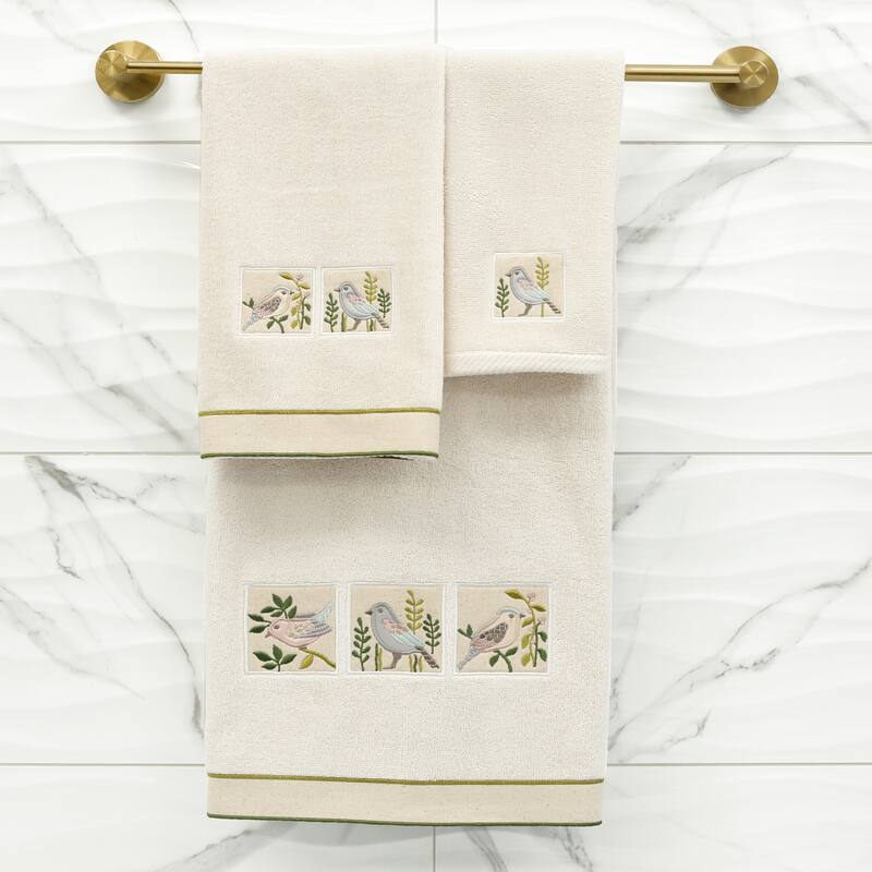 Authentic Hotel and Spa Turkish Cotton Belinda 3PC Embellished Multi-Size Towel Set
