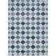 preview thumbnail 2 of 5, Machine Washable Indoor/ Outdoor Modern Argyle Chantille Rug