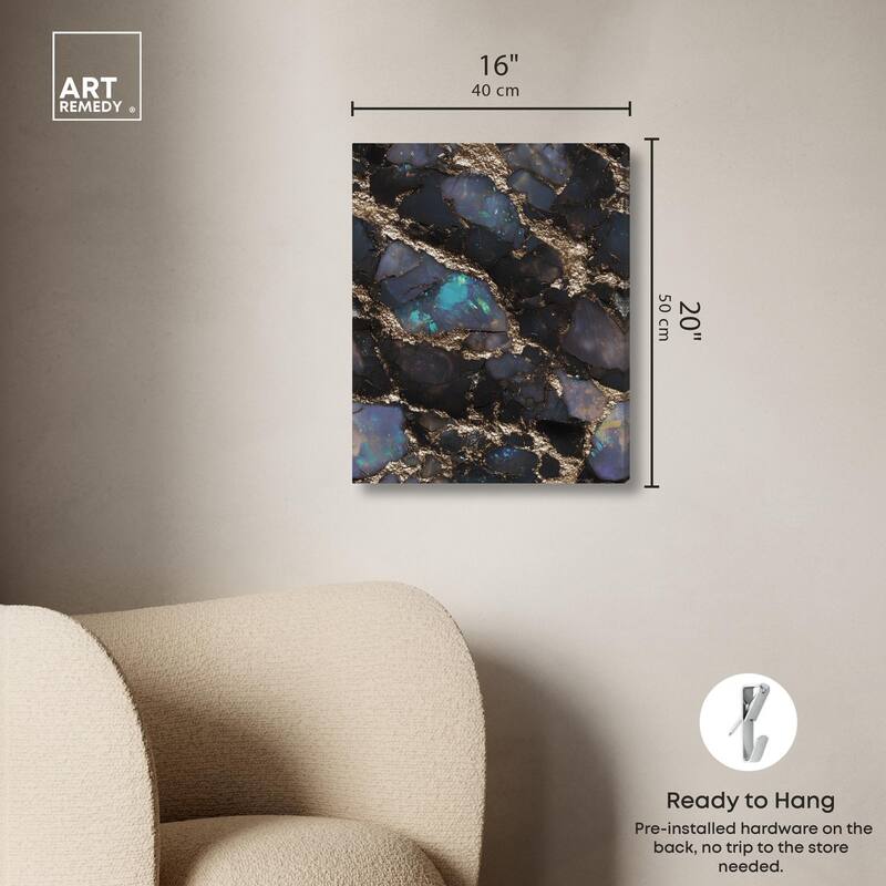 Astral Firelight Canvas by Art Remedy, Gallery Wrapped
