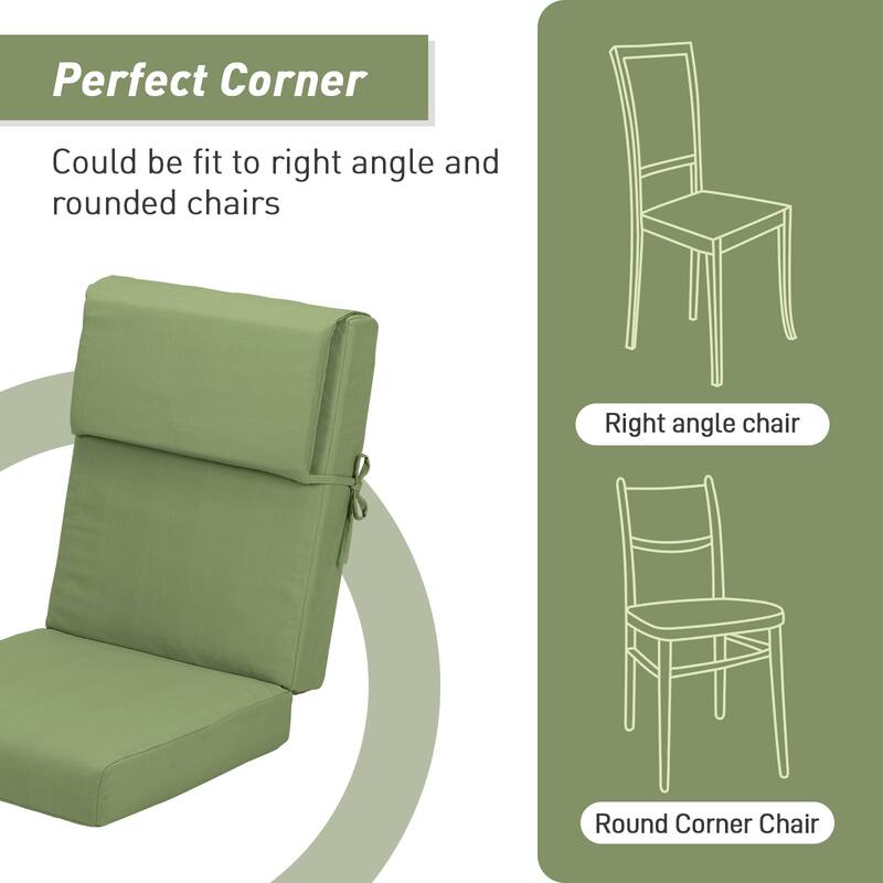 Aoodor 4.1" Outdoor Seat / Back Cushion