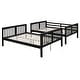 preview thumbnail 5 of 4, Full over Full Size Wood Bunk Bed with Ladder for Bedroom