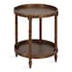 Kate and Laurel Bellport Round Wood Side Table - 20x20x24 - Rustic Brown