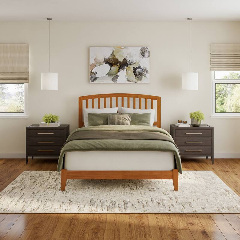 AFI, Richmond Solid Wood Low Profile Platform Bed